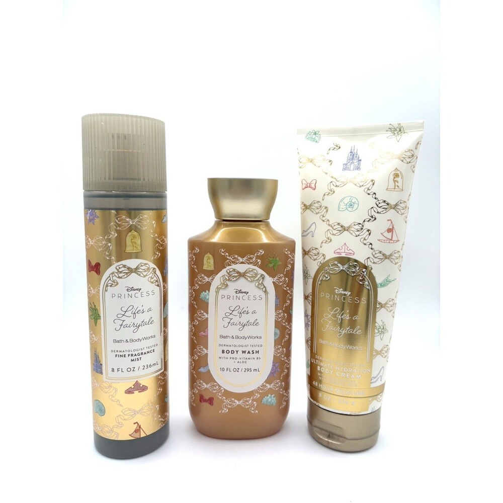 BATH AND BODY WORKS Life’s A Fairytale Fragrance Mist , Body Cream And Wash